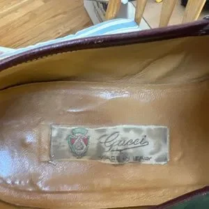 Gucci | Shoes | Vintage Burgundy Gucci Loafers Size 44 M  display picture 3